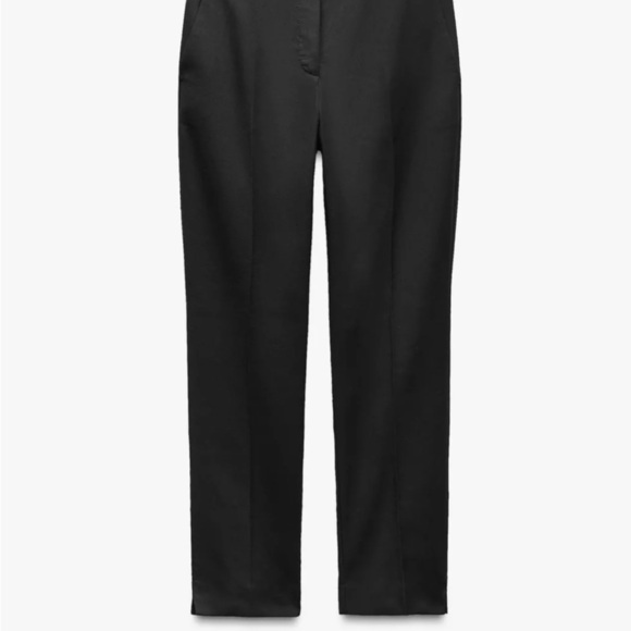 Zara Black Tailored Trousers NWT Women’s Size 2 - Picture 2 of 5